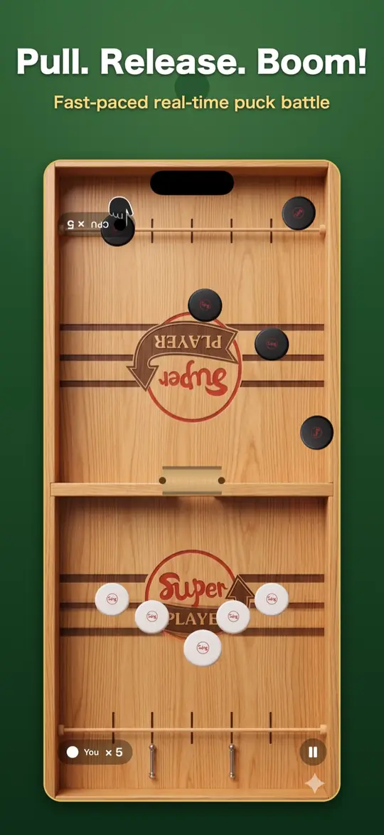 SlingPuck — Mid-volley