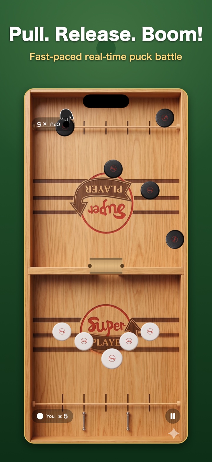 SlingPuck — Mid-volley